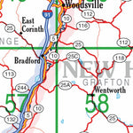 New Hampshire/Vermont Atlas & Gazetteer Overview Map Preview 2