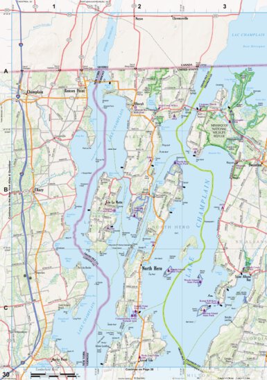 New Hampshire/Vermont Atlas & Gazetteer Page 30 Preview 1
