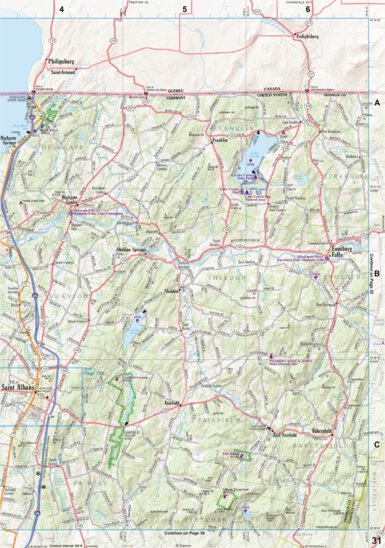 New Hampshire/Vermont Atlas & Gazetteer Page 31 Preview 1