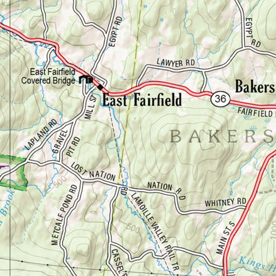 New Hampshire/Vermont Atlas & Gazetteer Page 31 Preview 3