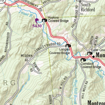 New Hampshire/Vermont Atlas & Gazetteer Page 32 Preview 3