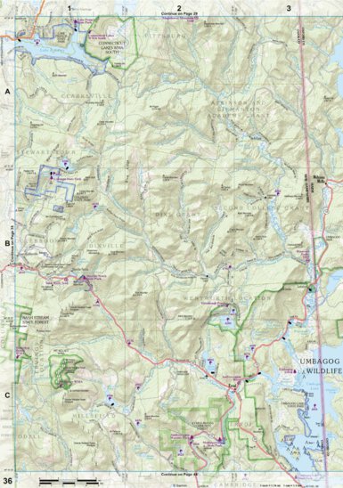 New Hampshire/Vermont Atlas & Gazetteer Page 36 Preview 1
