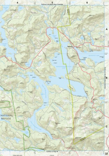 New Hampshire/Vermont Atlas & Gazetteer Page 37 Preview 1