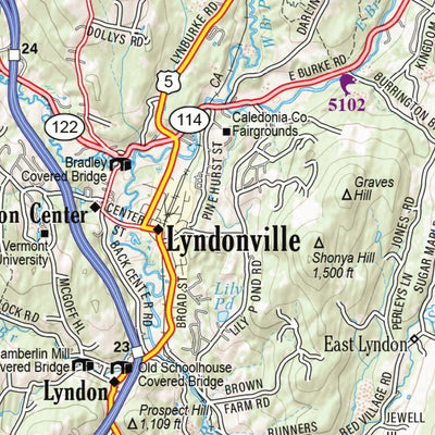 New Hampshire/Vermont Atlas & Gazetteer Page 42 Preview 3