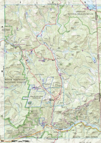 New Hampshire/Vermont Atlas & Gazetteer Page 44 Preview 1