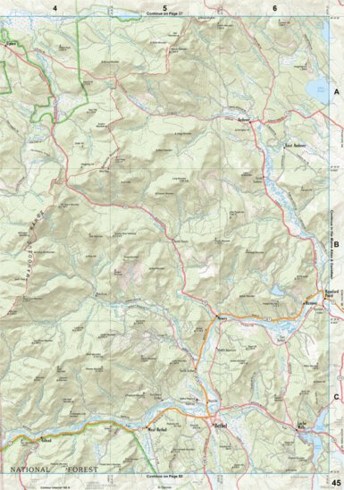 New Hampshire/Vermont Atlas & Gazetteer Page 45 Preview 1