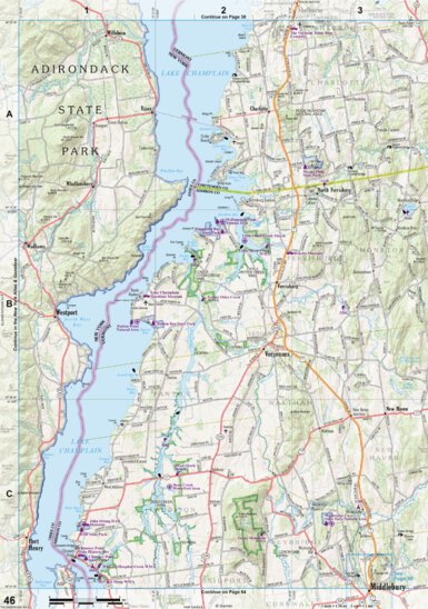 New Hampshire/Vermont Atlas & Gazetteer Page 46 Preview 1