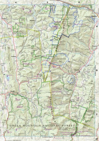 New Hampshire/Vermont Atlas & Gazetteer Page 47 Preview 1
