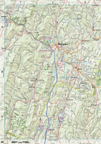 New Hampshire/Vermont Atlas & Gazetteer Page 48 Preview 1