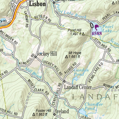 New Hampshire/Vermont Atlas & Gazetteer Page 50 Preview 2