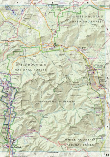 New Hampshire/Vermont Atlas & Gazetteer Page 51 Preview 1