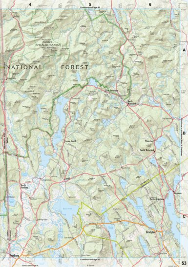 New Hampshire/Vermont Atlas & Gazetteer Page 53 Preview 1