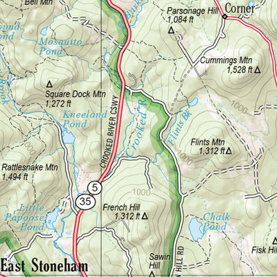 New Hampshire/Vermont Atlas & Gazetteer Page 53 Preview 3