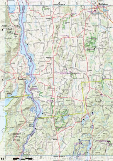 New Hampshire/Vermont Atlas & Gazetteer Page 54 Preview 1