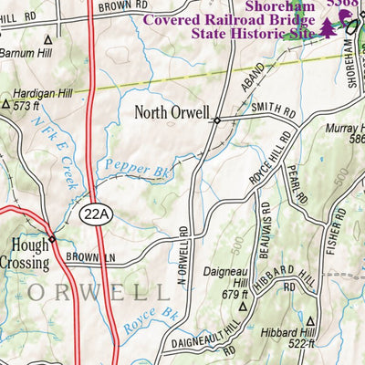 New Hampshire/Vermont Atlas & Gazetteer Page 54 Preview 2