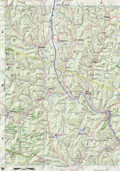 New Hampshire/Vermont Atlas & Gazetteer Page 56 Preview 1