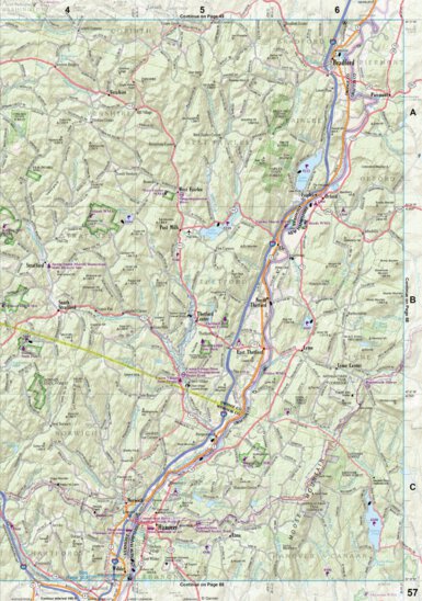 New Hampshire/Vermont Atlas & Gazetteer Page 57 Preview 1