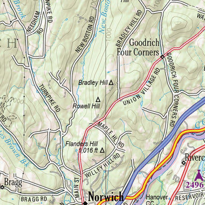 New Hampshire/Vermont Atlas & Gazetteer Page 57 Preview 3