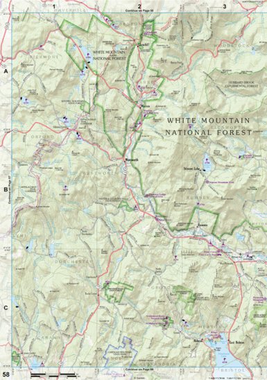 New Hampshire/Vermont Atlas & Gazetteer Page 58 Preview 1