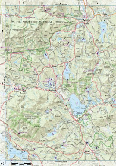 New Hampshire/Vermont Atlas & Gazetteer Page 60 Preview 1