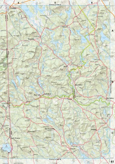 New Hampshire/Vermont Atlas & Gazetteer Page 61 Preview 1
