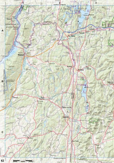New Hampshire/Vermont Atlas & Gazetteer Page 62 Preview 1
