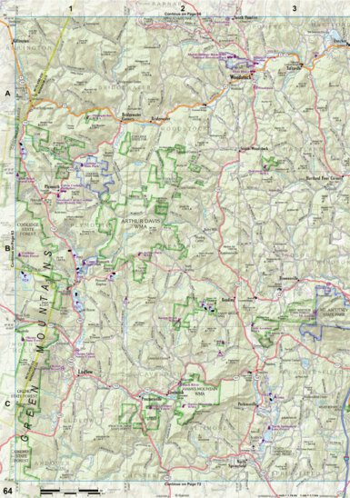 New Hampshire/Vermont Atlas & Gazetteer Page 64 Preview 1