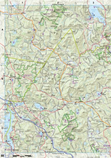 New Hampshire/Vermont Atlas & Gazetteer Page 66 Preview 1