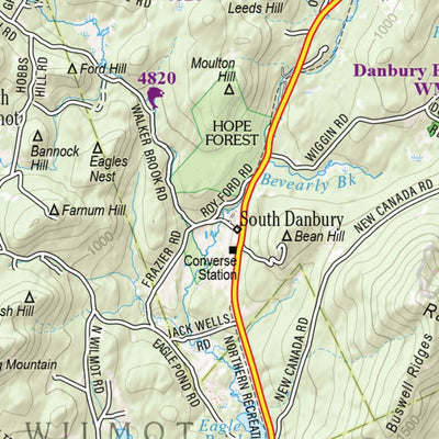 New Hampshire/Vermont Atlas & Gazetteer Page 66 Preview 2