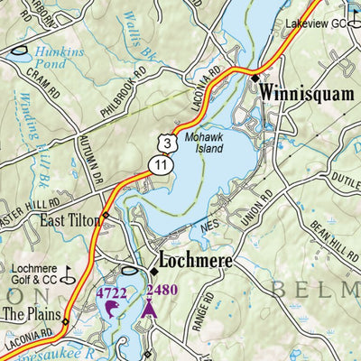 New Hampshire/Vermont Atlas & Gazetteer Page 67 Preview 2