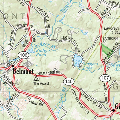 New Hampshire/Vermont Atlas & Gazetteer Page 67 Preview 3