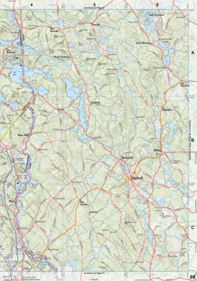 New Hampshire/Vermont Atlas & Gazetteer Page 69 Preview 1