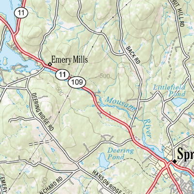 New Hampshire/Vermont Atlas & Gazetteer Page 69 Preview 2