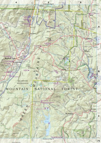 New Hampshire/Vermont Atlas & Gazetteer Page 71 Preview 1