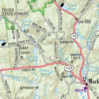 New Hampshire/Vermont Atlas & Gazetteer Page 73 Preview 2
