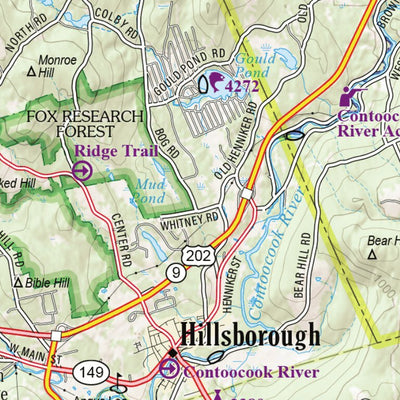 New Hampshire/Vermont Atlas & Gazetteer Page 74 Preview 2
