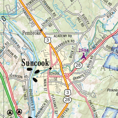 New Hampshire/Vermont Atlas & Gazetteer Page 75 Preview 3