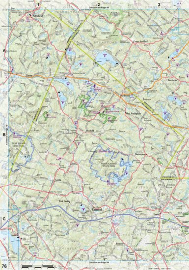 New Hampshire/Vermont Atlas & Gazetteer Page 76 Preview 1