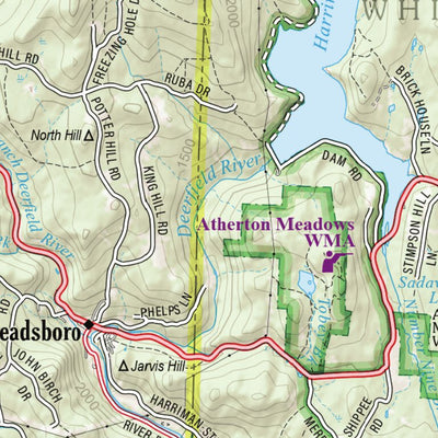 New Hampshire/Vermont Atlas & Gazetteer Page 79 Preview 2
