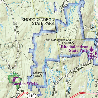 New Hampshire/Vermont Atlas & Gazetteer Page 81 Preview 2