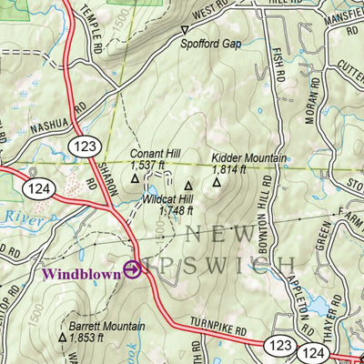 New Hampshire/Vermont Atlas & Gazetteer Page 82 Preview 2