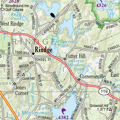 New Hampshire/Vermont Atlas & Gazetteer Page 82 Preview 3