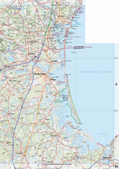 New Hampshire/Vermont Atlas & Gazetteer Page 85 Preview 1