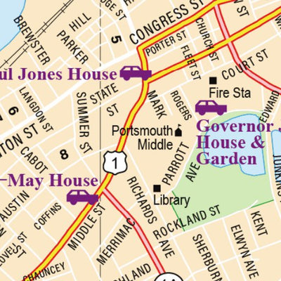 New Hampshire/Vermont Atlas & Gazetteer- Portsmouth NH Preview 3