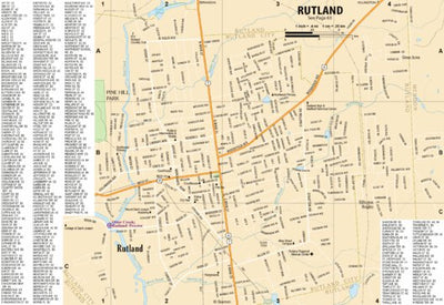 New Hampshire/Vermont Atlas & Gazetteer- Rutland VT Preview 1