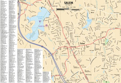 New Hampshire/Vermont Atlas & Gazetteer- Salem NH Preview 1