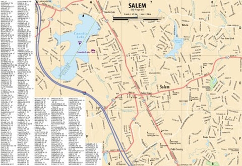 New Hampshire/Vermont Atlas & Gazetteer- Salem NH Preview 1