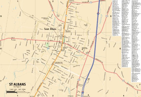 New Hampshire/Vermont Atlas & Gazetteer- St Albans VT Preview 1