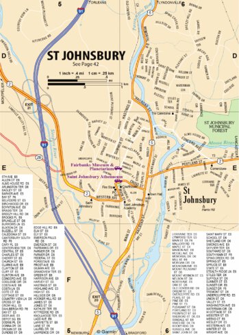 New Hampshire/Vermont Atlas & Gazetteer- St Johnsbury VT Map by Garmin ...