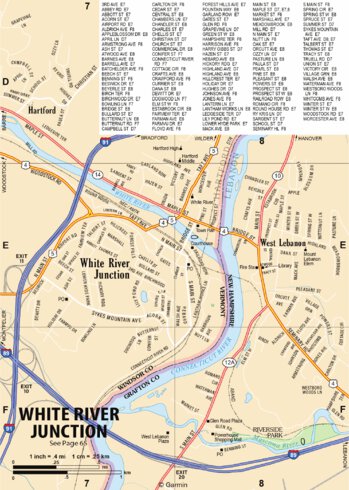 New Hampshire/Vermont Atlas & Gazetteer- White River Junction VT Preview 1